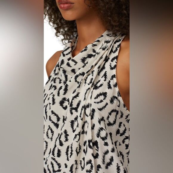 A.L.C. Leopard Ella Top Size 6 - Picture 3 of 7